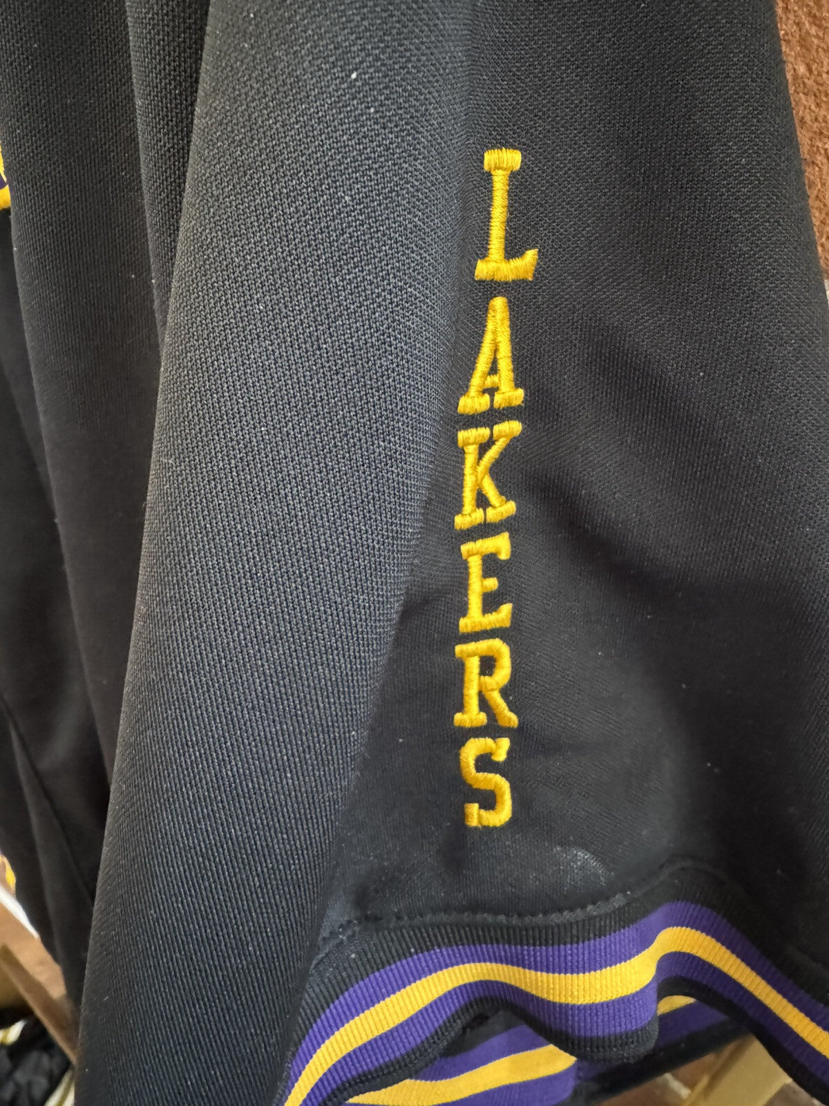 Los Angeles Lakers Nike Men Size XXL Black Shooting Shirt