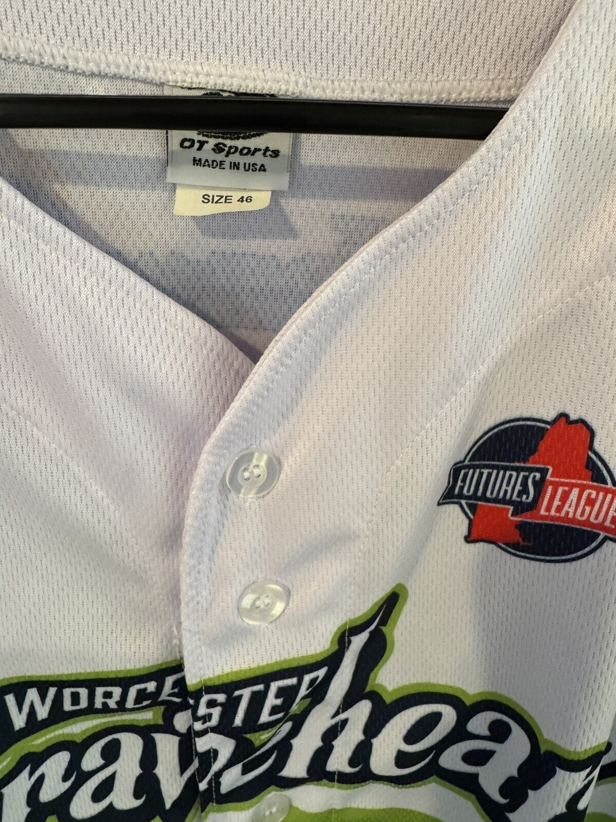 Worcester Bravehearts Team Issued Jersey On-Field Authentic. #49 men’s size 46