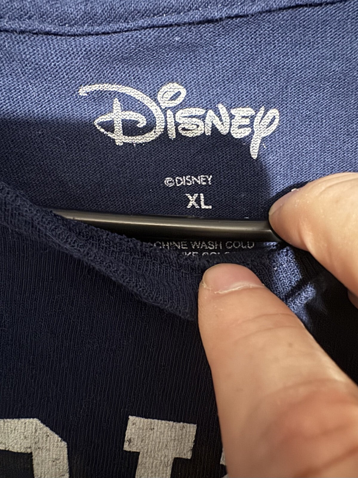 Mickey Mouse Disney T-Shirt Blue Men's Size XL