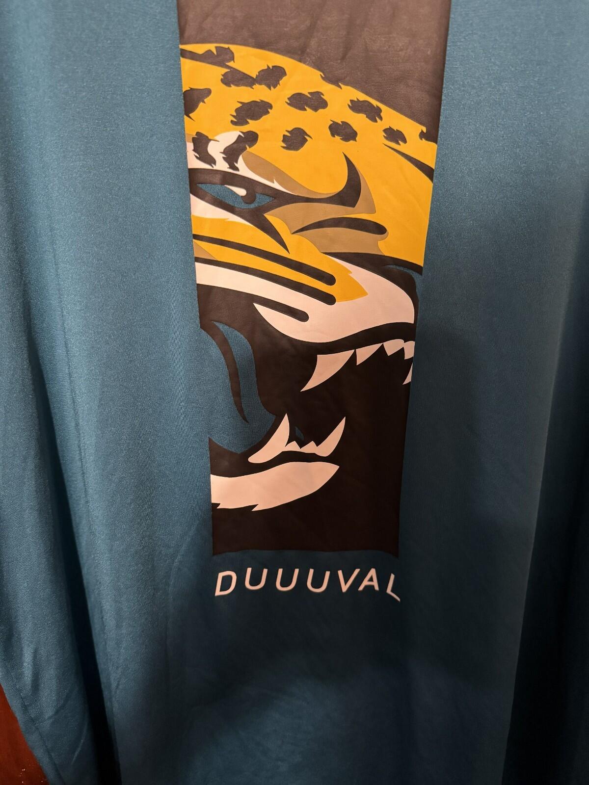 Jacksonville Jaguars Teal Short Sleeve T-shirt Size XL