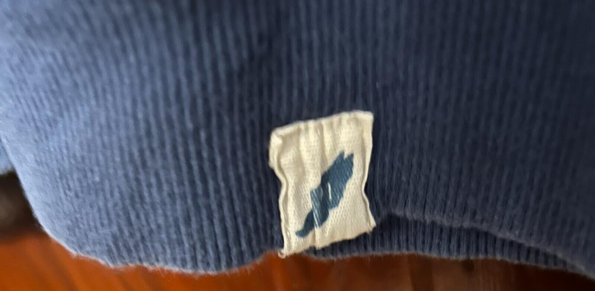 Notre Dame Blue Pullover Sweatshirt Mens L