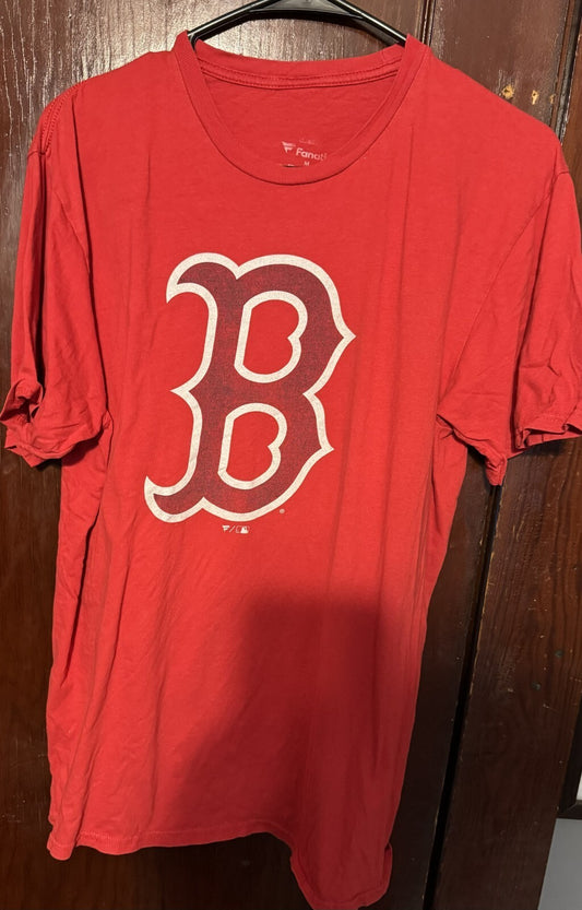 Boston Red Sox Fanatics Short Sleeve Tee Men's M Red MLB