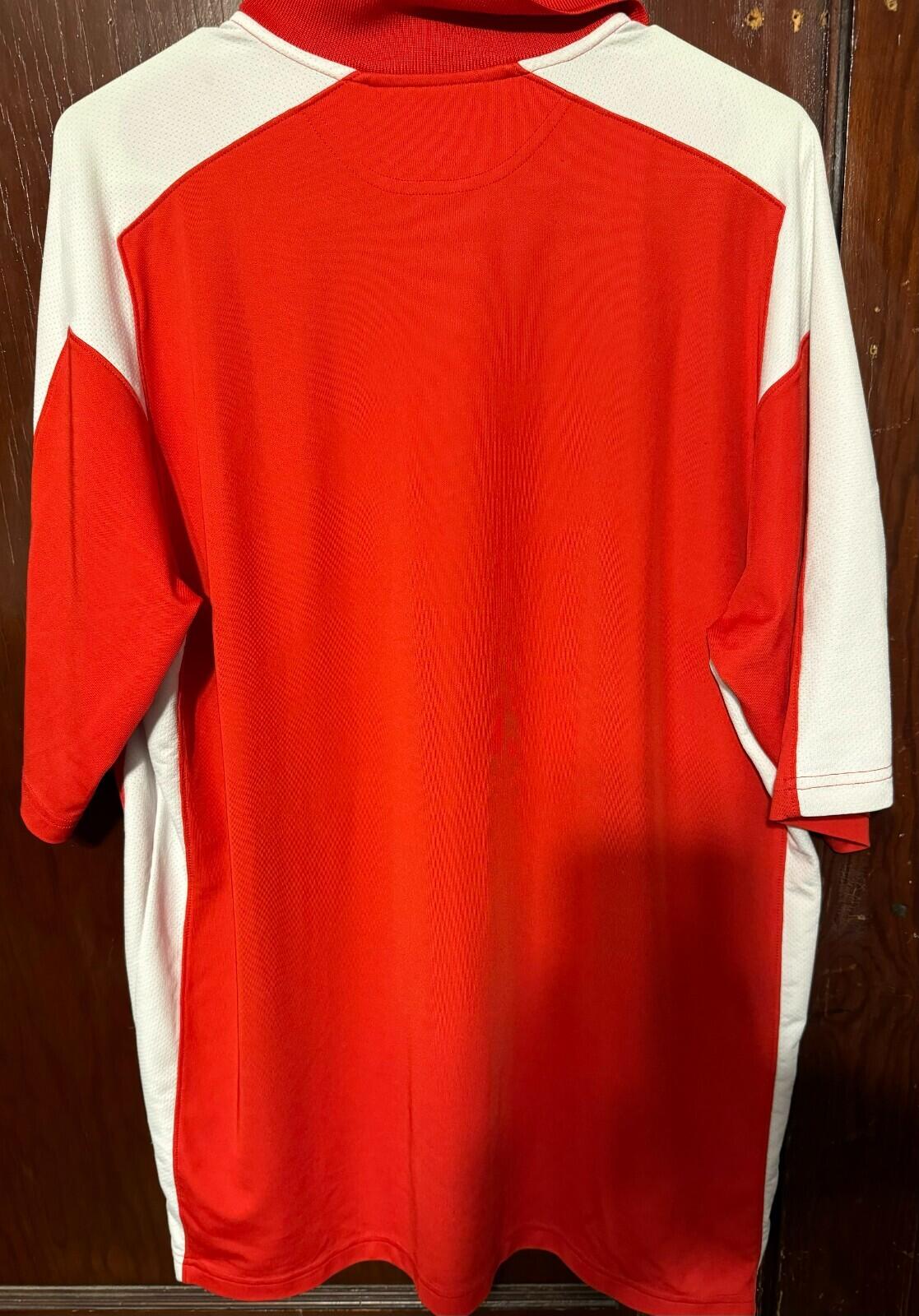 Texas Tech Red Raiders Polo Shirt Red NCAA Logo Under Armour Size L Men's