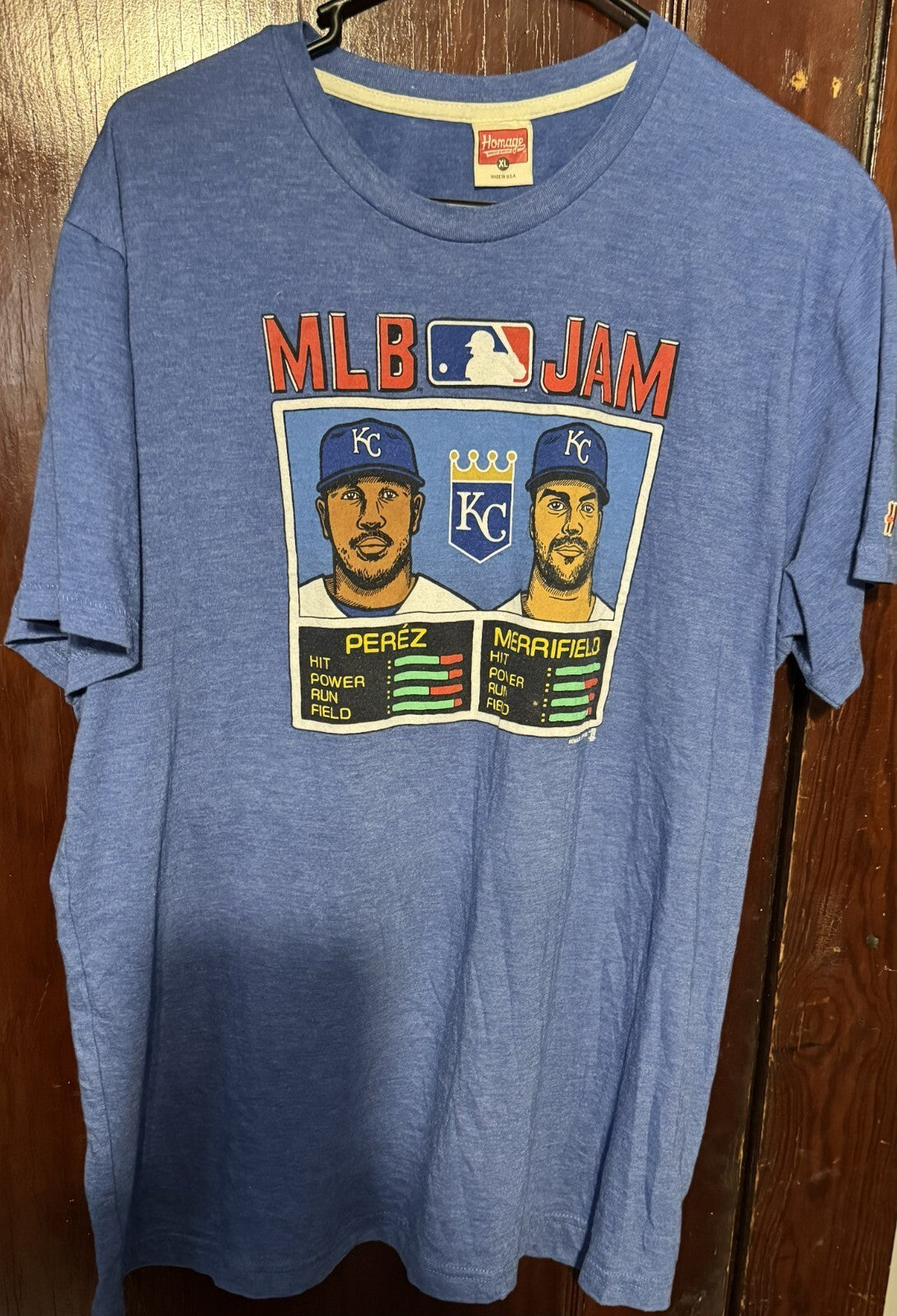 Kansas City Royals MLB Jam t-shirt Men's Size XL Blue