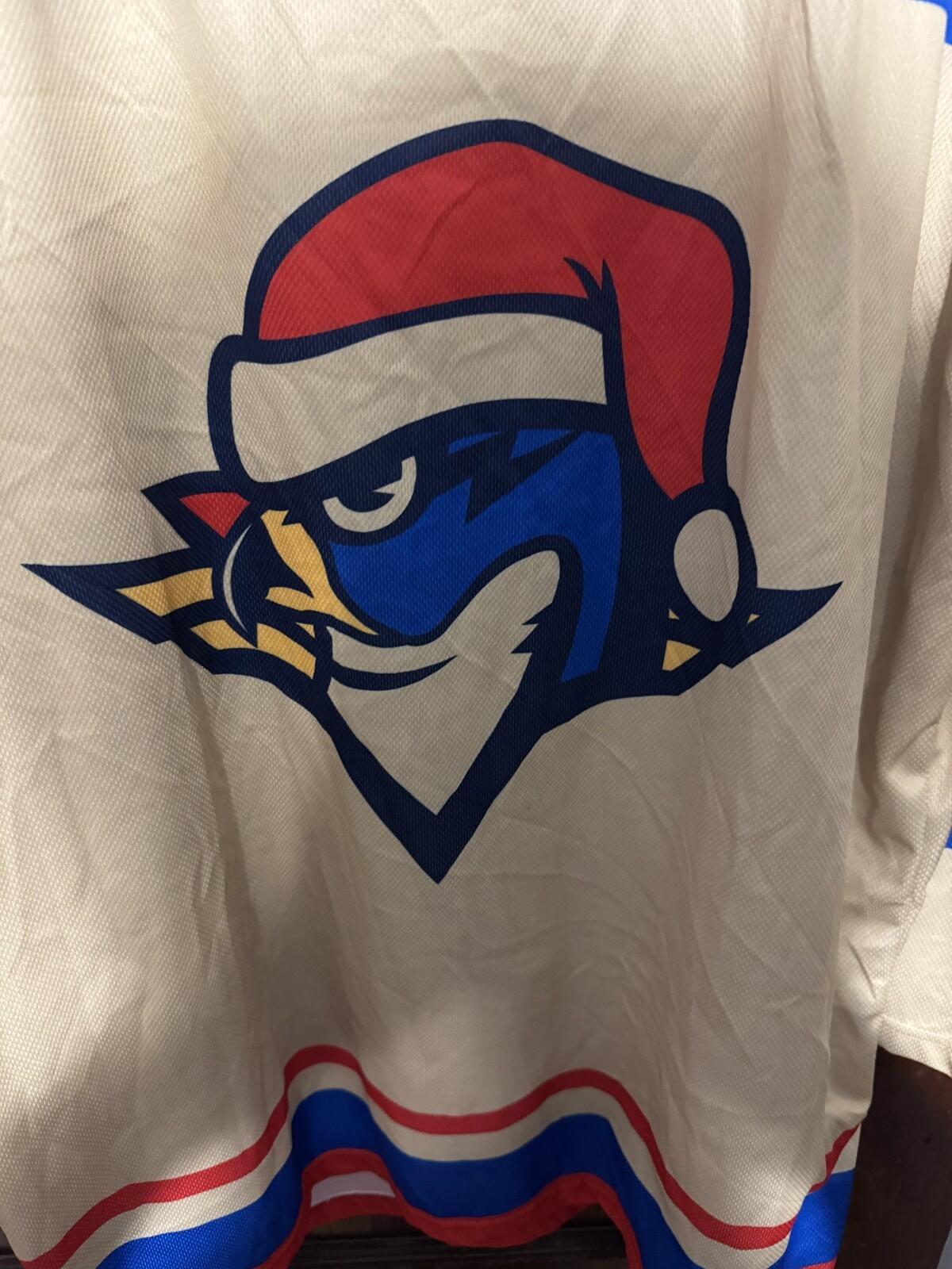 Springfield Thunderbirds Jersey Off-White Men's Size L