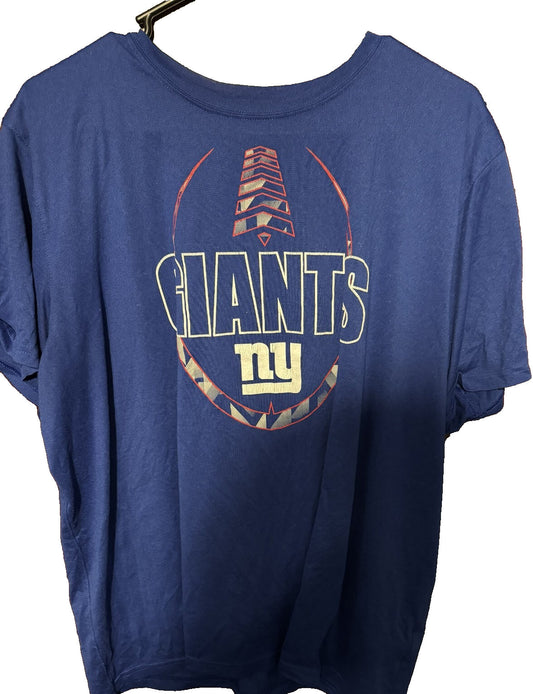 New York Giants Football Nike Men T-Shirt Men Sz XL Blue