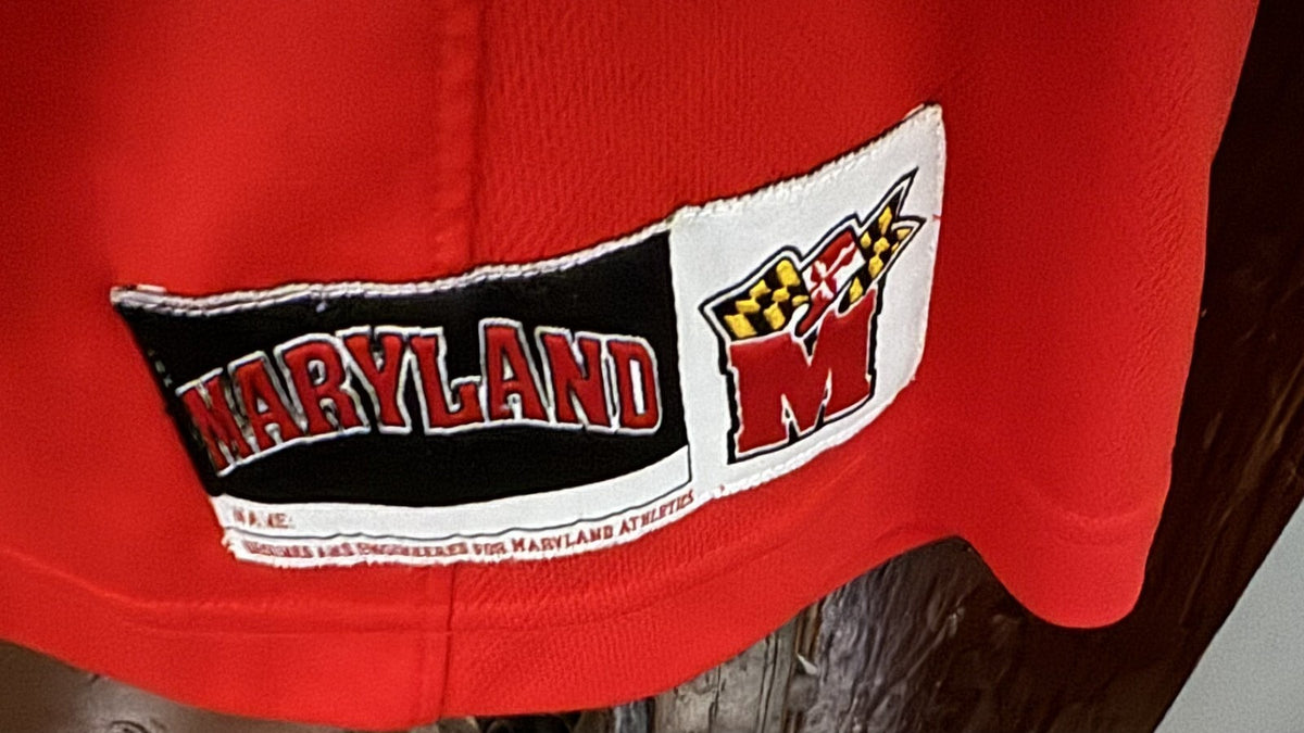 Maryland Terps #5 Under Armour Men's Basketball Jersey Red Size XL