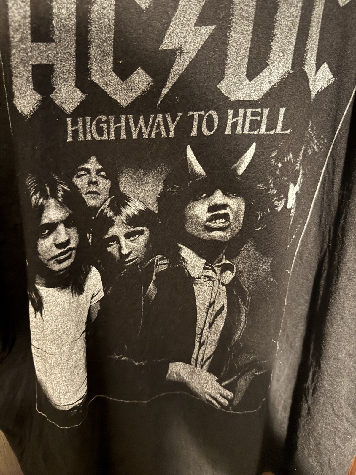 AC/DC Concert t-shirt Black Men's size XL Highway to Hell