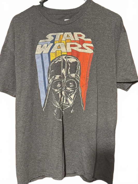 Star Wars Logo Darth Vader T-Shirt Men's Size XL Black