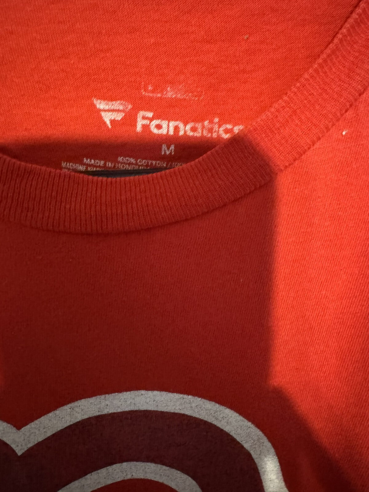Boston Red Sox Fanatics Short Sleeve Tee Men's M Red MLB