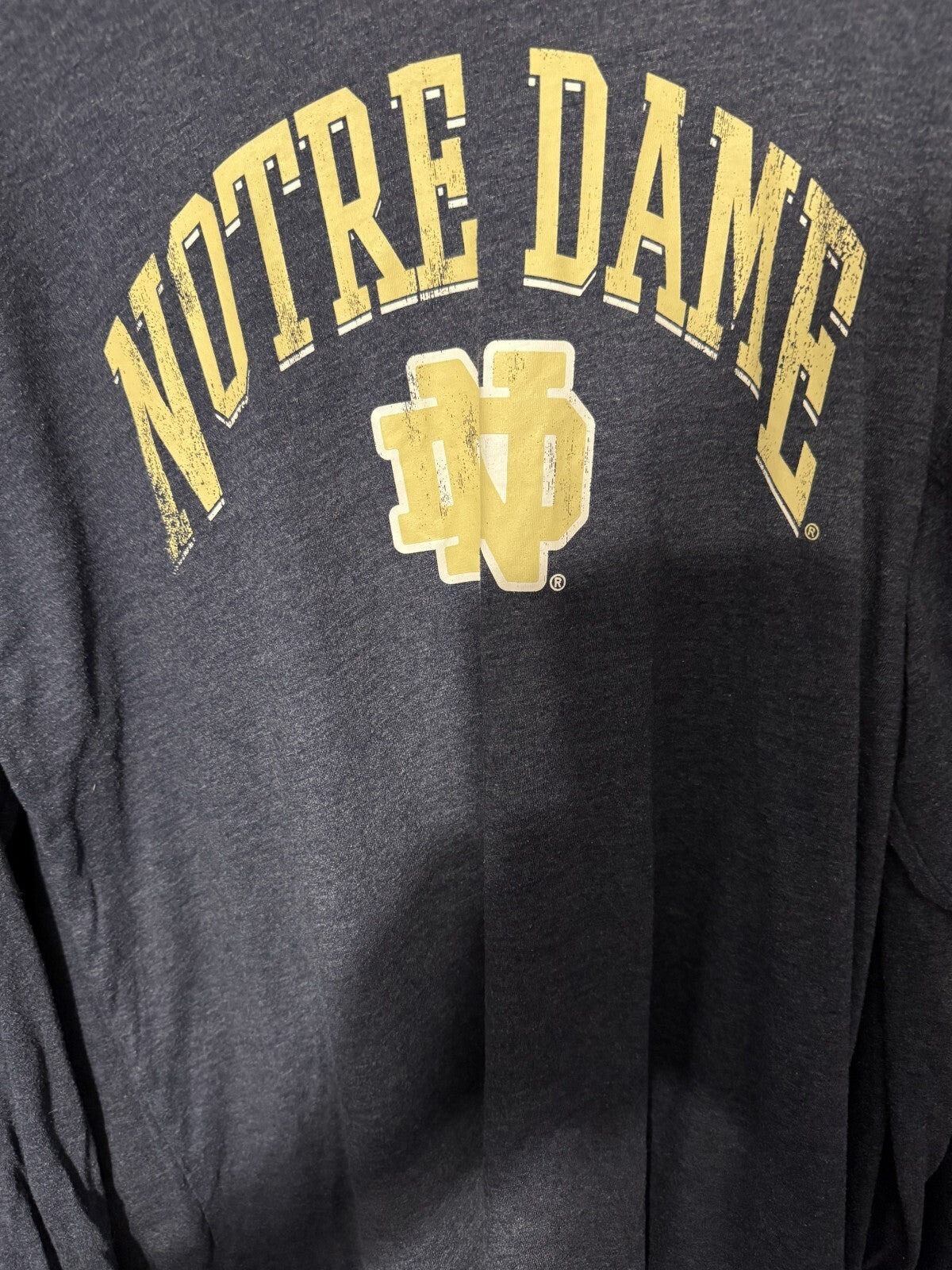 Notre Dame Fighting Irish Blue Colosseum T-Shirt Men Size XL