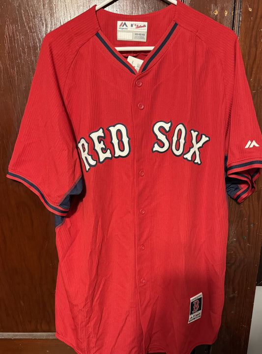 Boston Red Sox Majestic Vintage Jersey Men's Size 48 Red NEW WITH TAGS