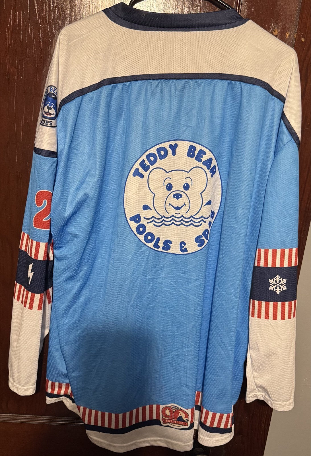 Springfield Thunderbirds Jersey Blue Men's Size XL