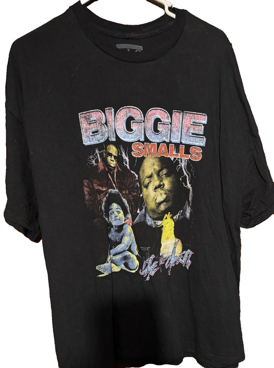 Notorious BIG Biggie Smalls S/S T-Shirt Black Men sz XXL