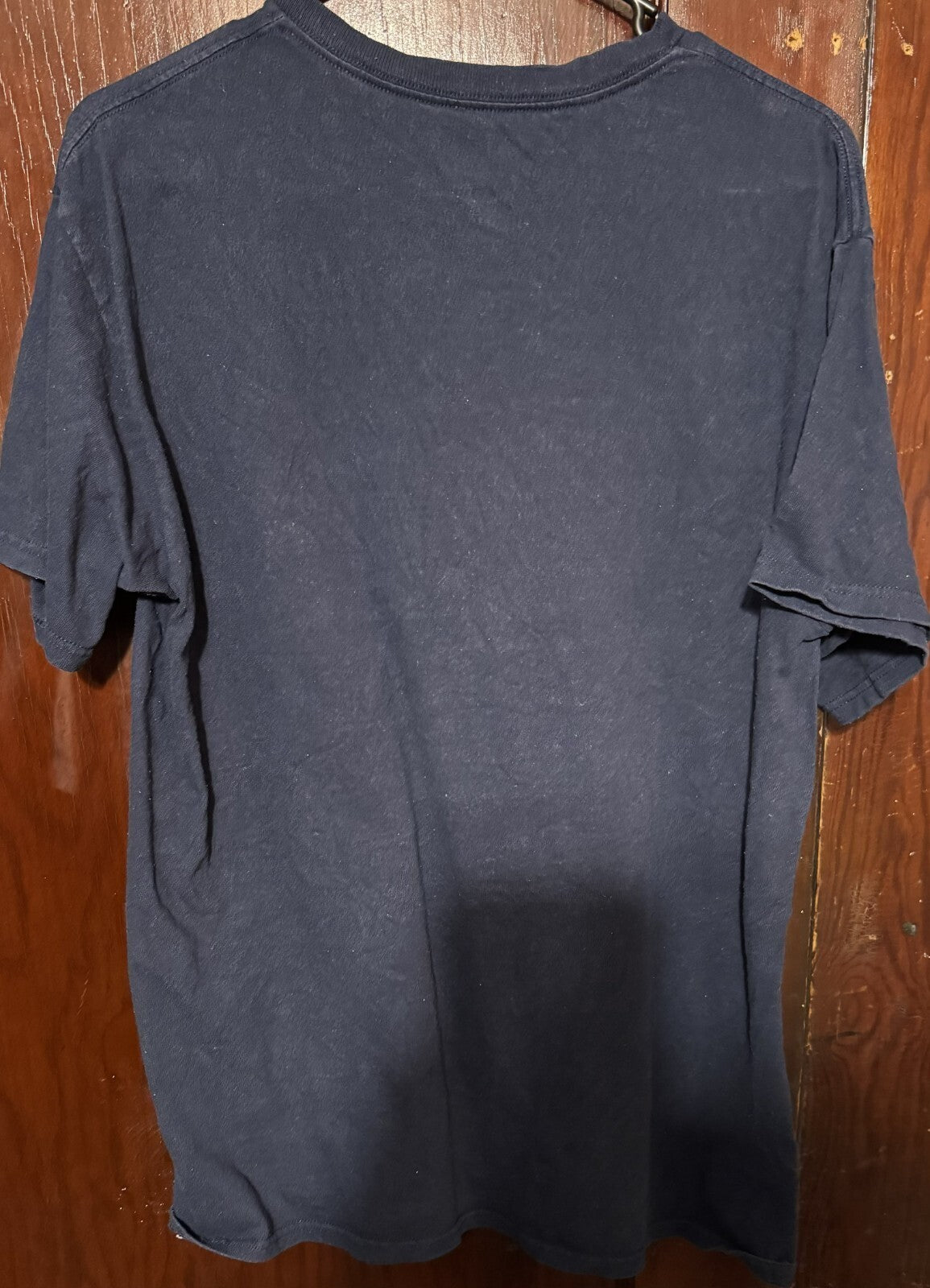 New England Patriots T Shirt Men L Blue Tee NFL Football