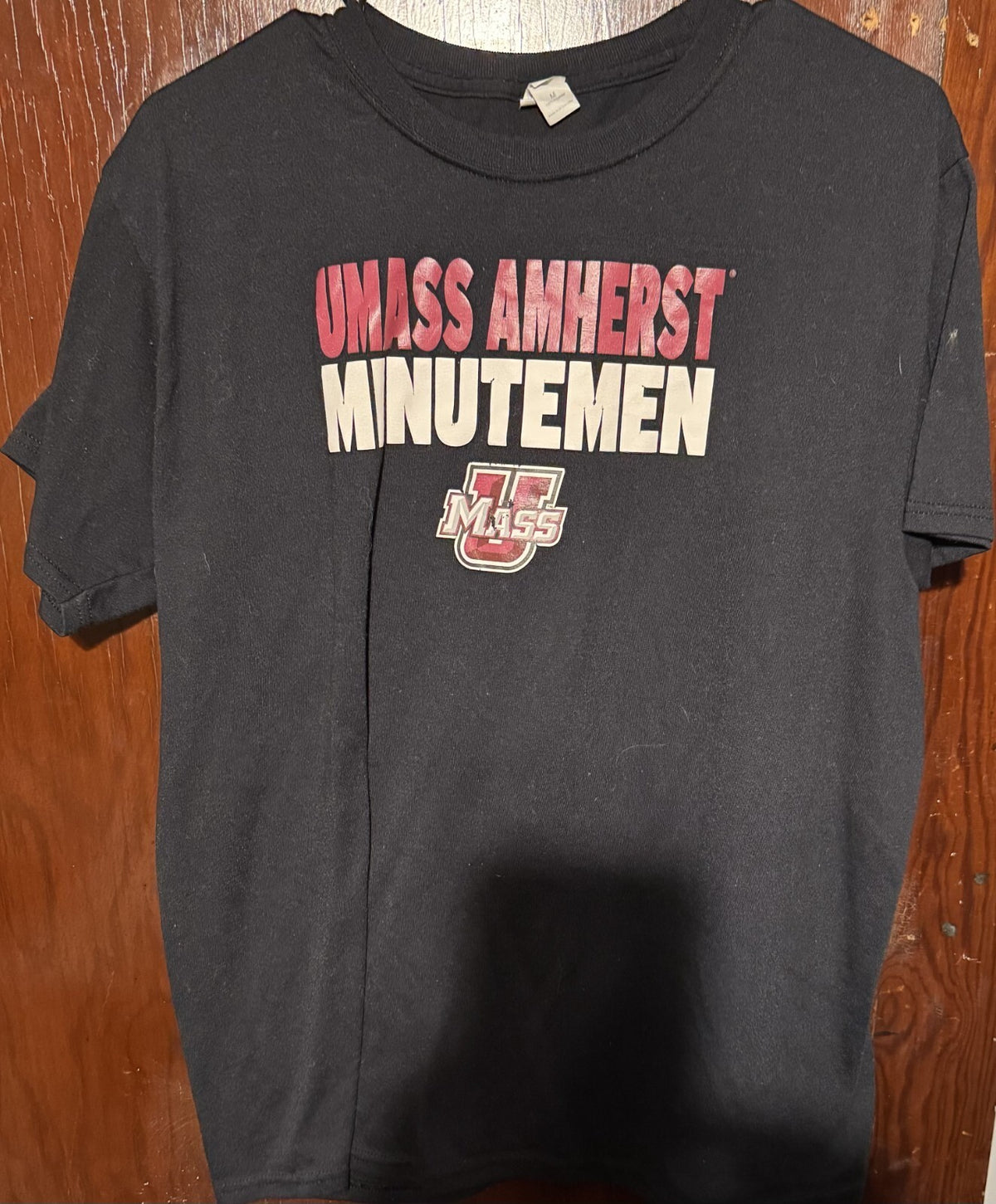 UMass Minutemen S/S It's Showtime T-shirt Men's M Black