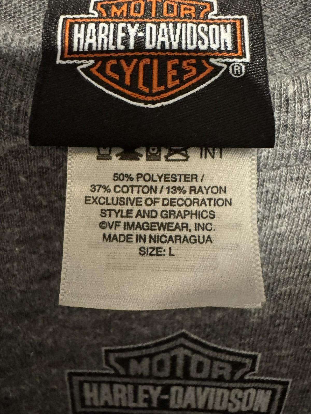 Harley-Davidson Vintage T-Shirt Dublin Ireland Men Sz L Gray