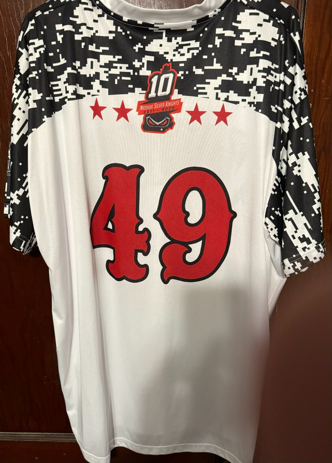 Nashua Silver Knights Futures Collegiate Baseball League Game Worn Jersey XXL