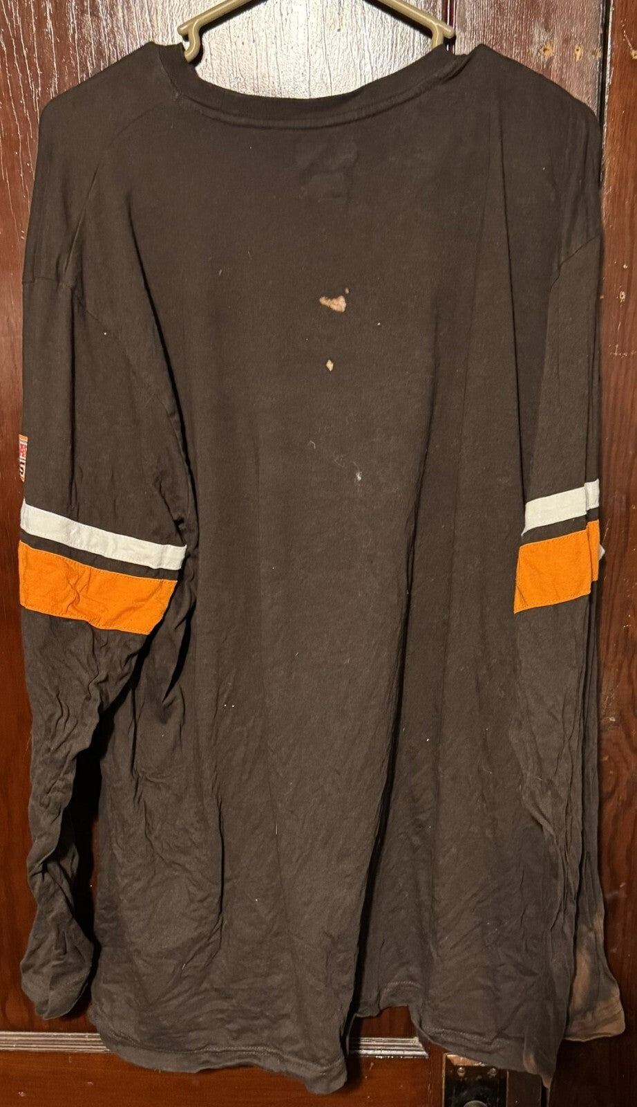 Cleveland Browns L/S T-Shirt Men Size XL Brown Team Apparel