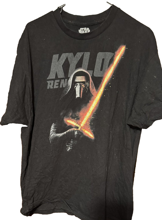 Star Wars Kylo Ren T-Shirt Men's Size XL Black
