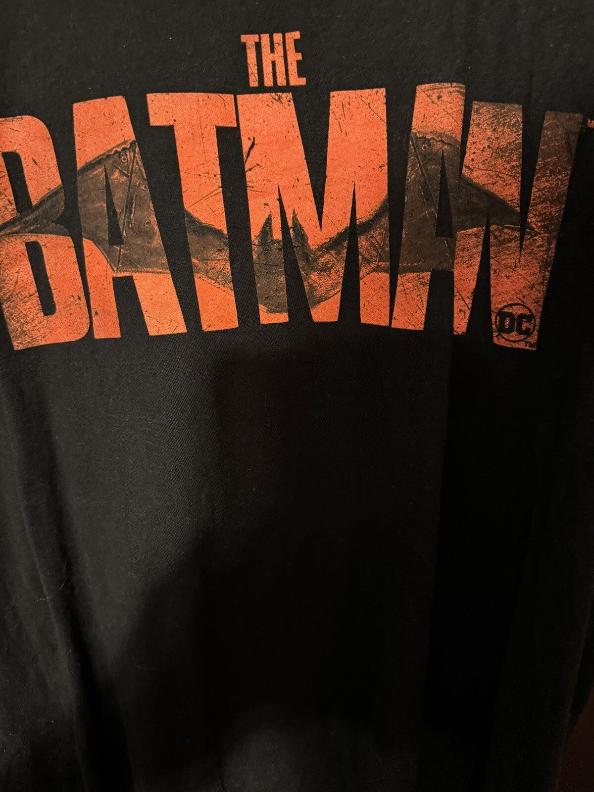 The Batman Movie T-Shirt Men Sz L Black DC Comics
