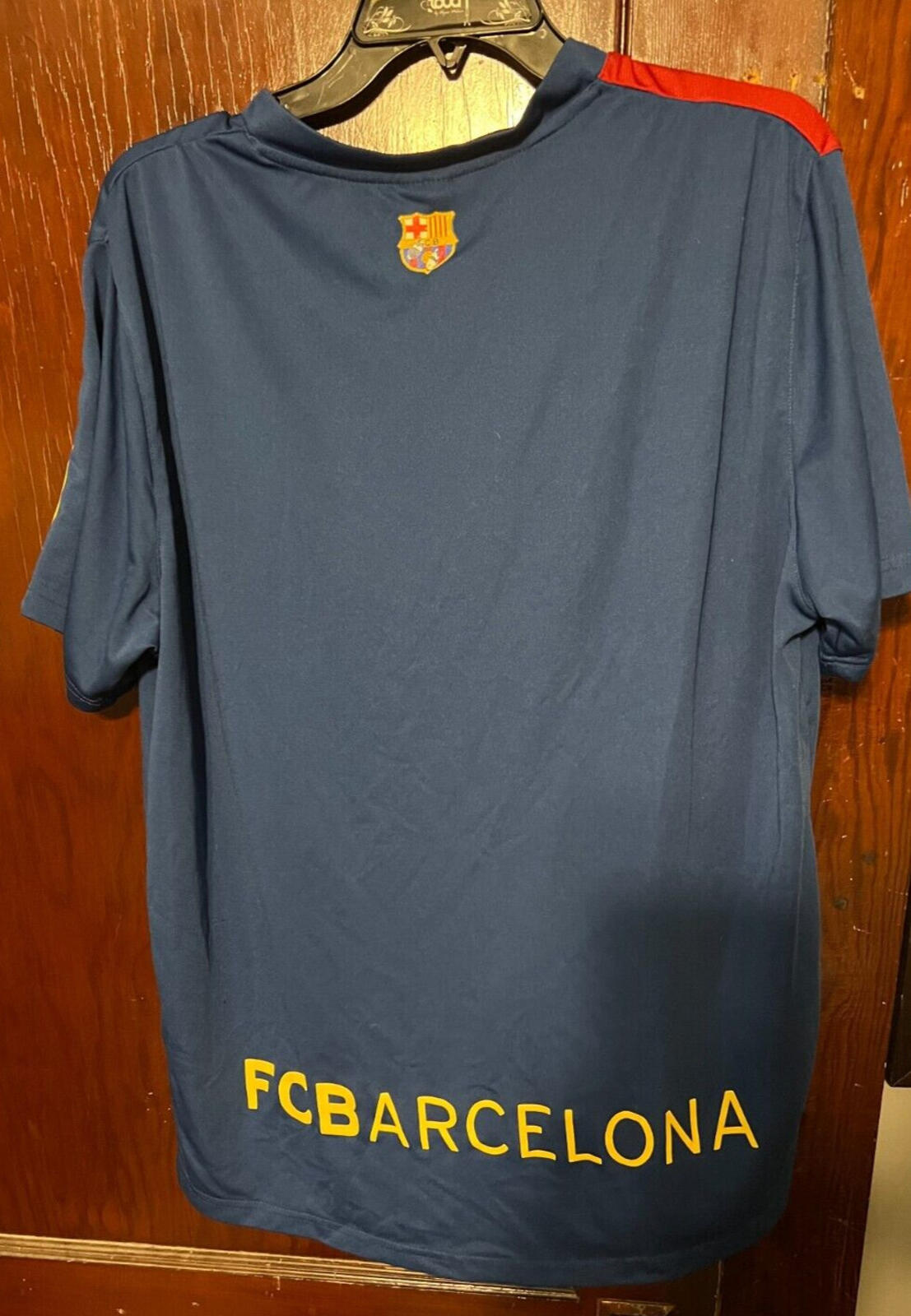 FC Barcelona Men's Soccer jersey, Size XL Blue/Red