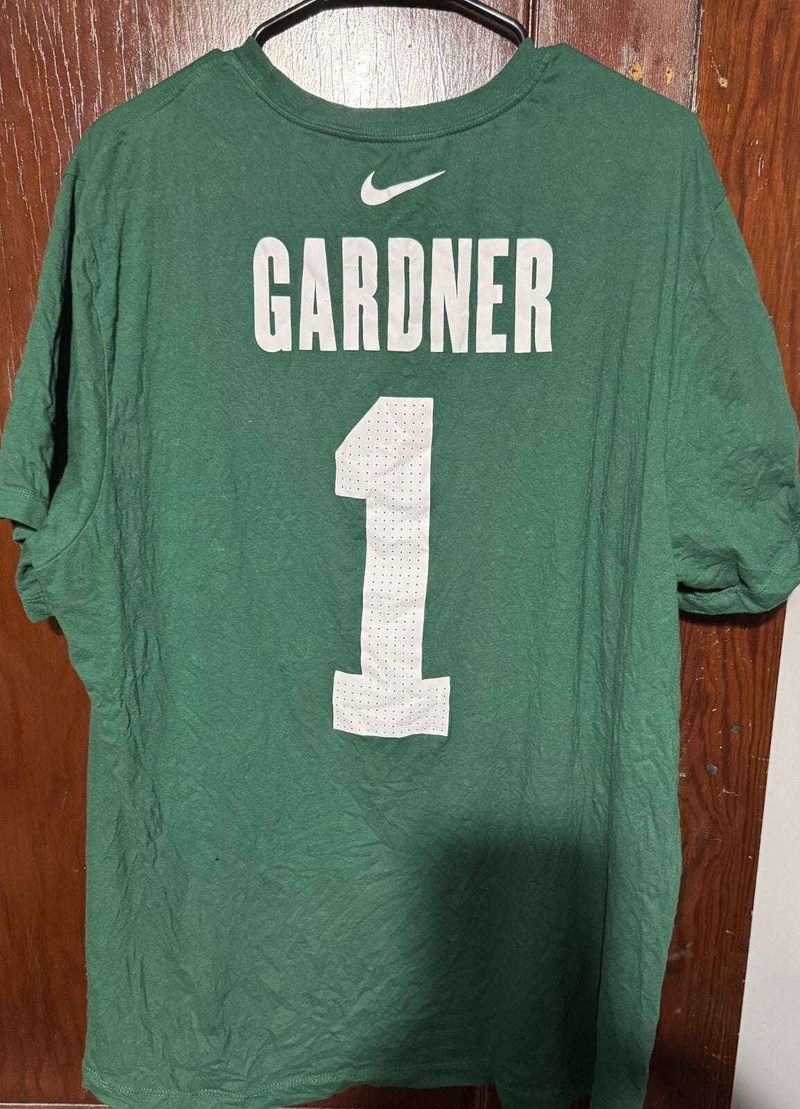 New York Jets Sauce Gardner #1 T-Shirt Nike Men's sz XXL Green