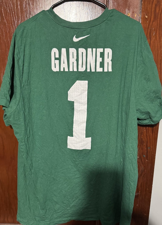 New York Jets Sauce Gardner #1 T-Shirt Nike Men's sz XXL Green