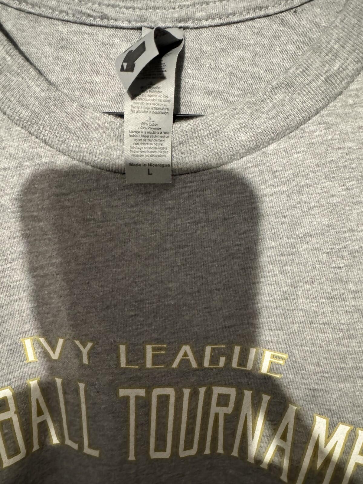 Ivy League 2025 Baseball Tournament t-shirt Men Sz L Blue