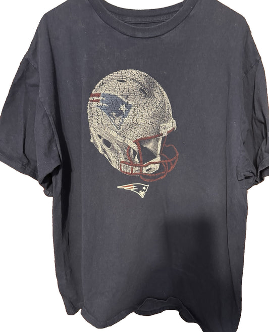 New England Patriots T-Shirt Men XXL Blue Team Apparel