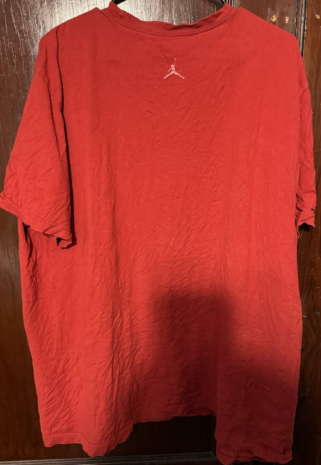 Nike Air Jordan Logo Jumpman t-shirt Men Sz XXL Red