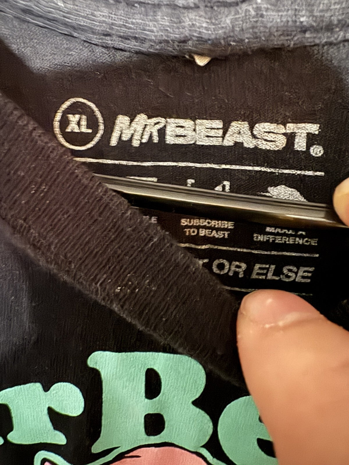 Mr. Beast Executive Producer T-shirt Men's Sz XL Black
