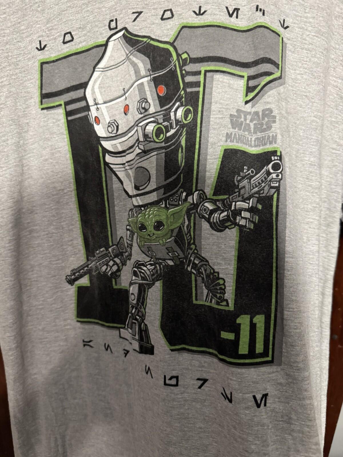 Star Wars Mandalorian Funko Pop T-Shirt Men's Size XL Gray