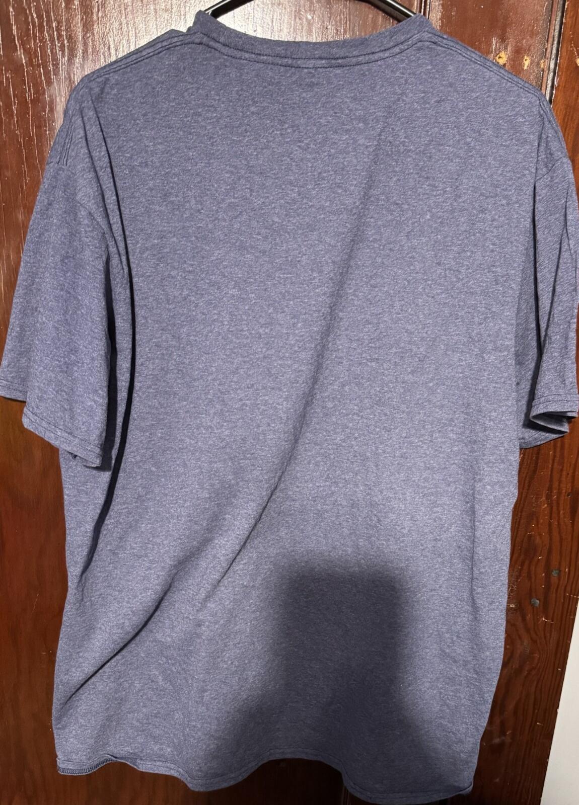 Top Gun Movie Logo T Shirt Men's Size XL Blue