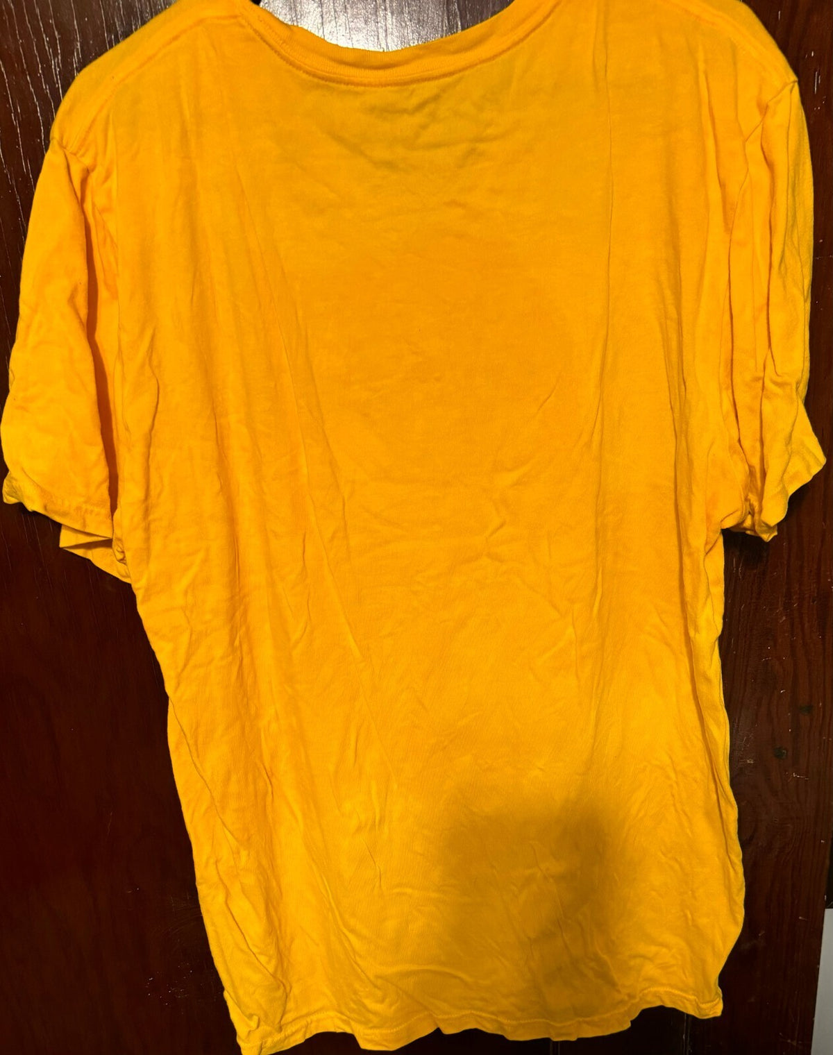 Boston Bruins Distressed CCM Yellow T-shirt Men's Sz XL