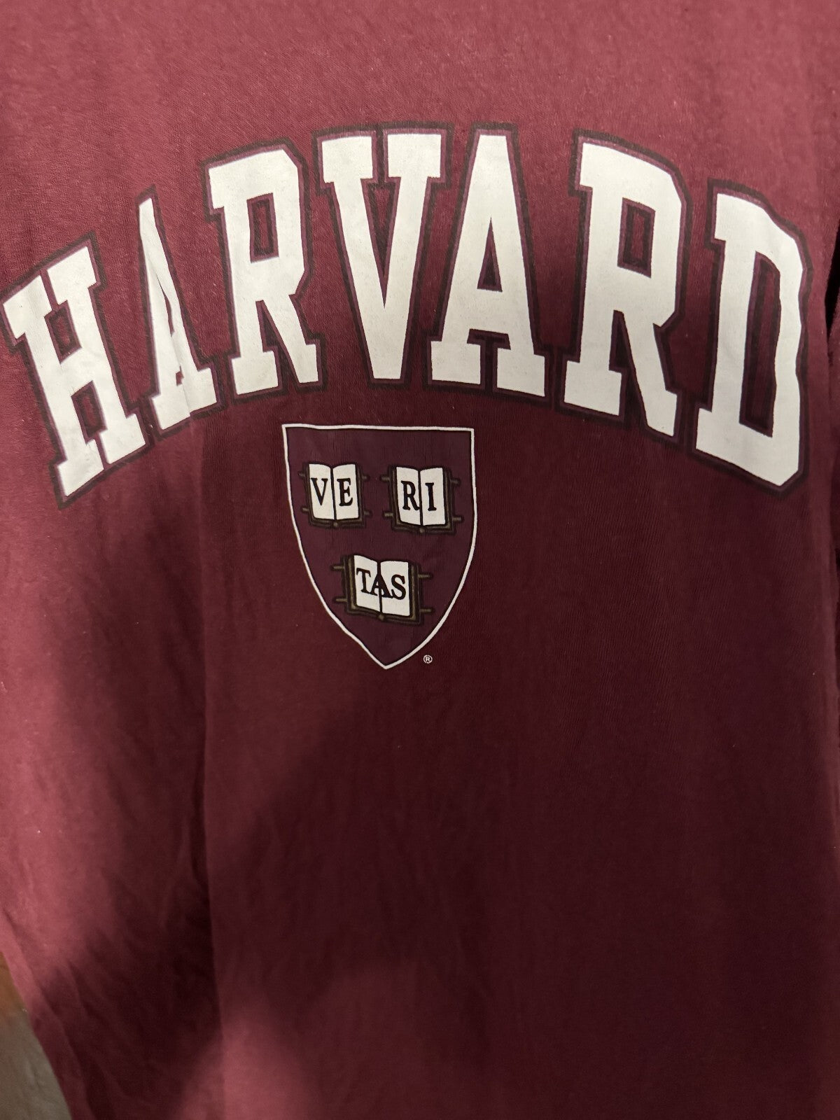 Harvard University Red short sleeve Tee shirt Men's size L