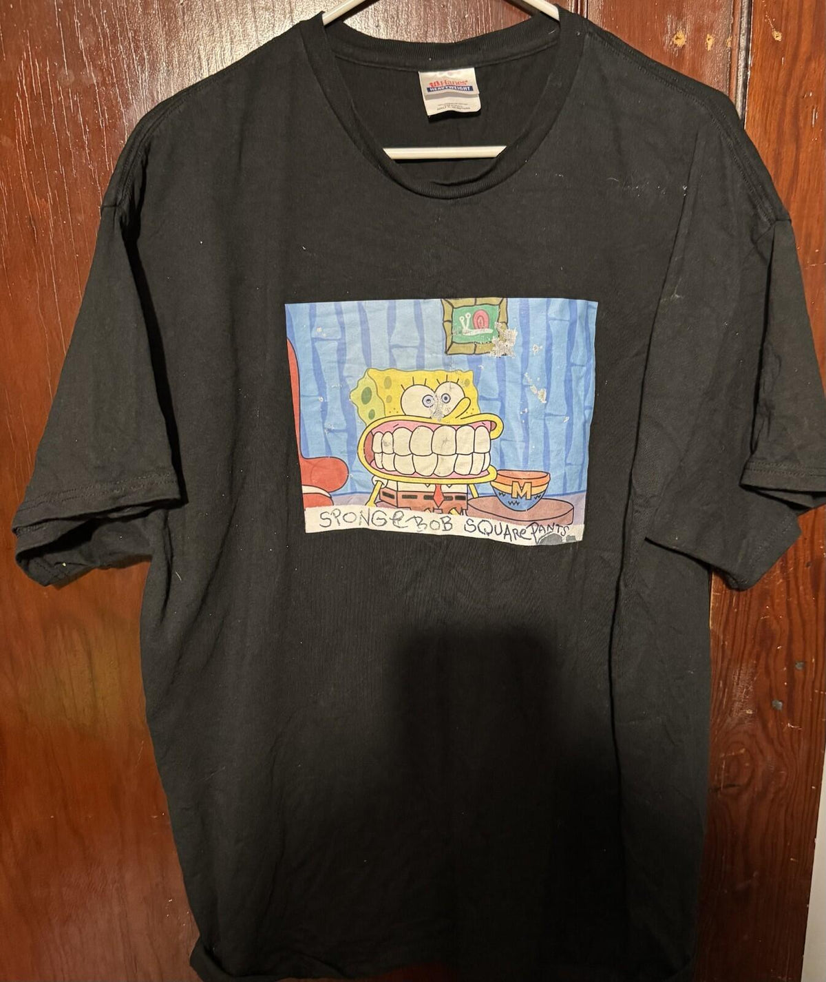 SpongeBob SquarePants S/S T-Shirt Men XL Black