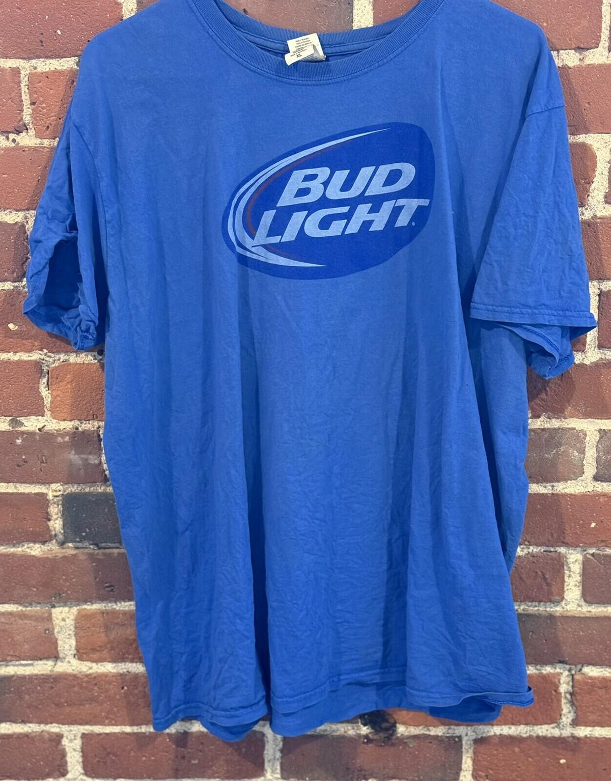 Bud Light Beer Blue Vintage Tee Shirt Men Size XL