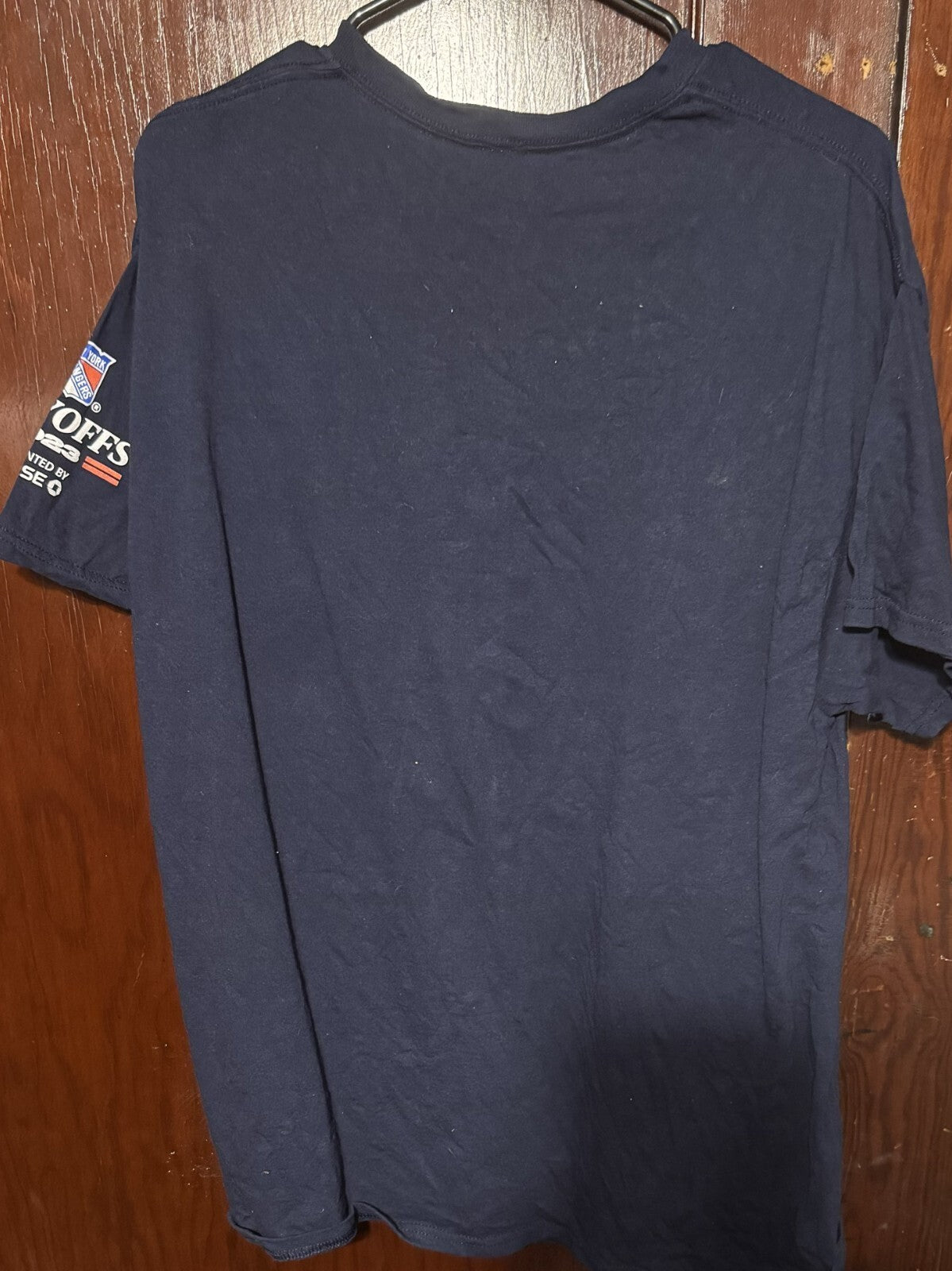 New York Rangers Short Sleeve T-shirt Blue Men's Size XL