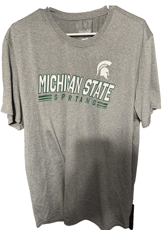 Michigan State University Spartans T-Shirt Gray Men Size XL
