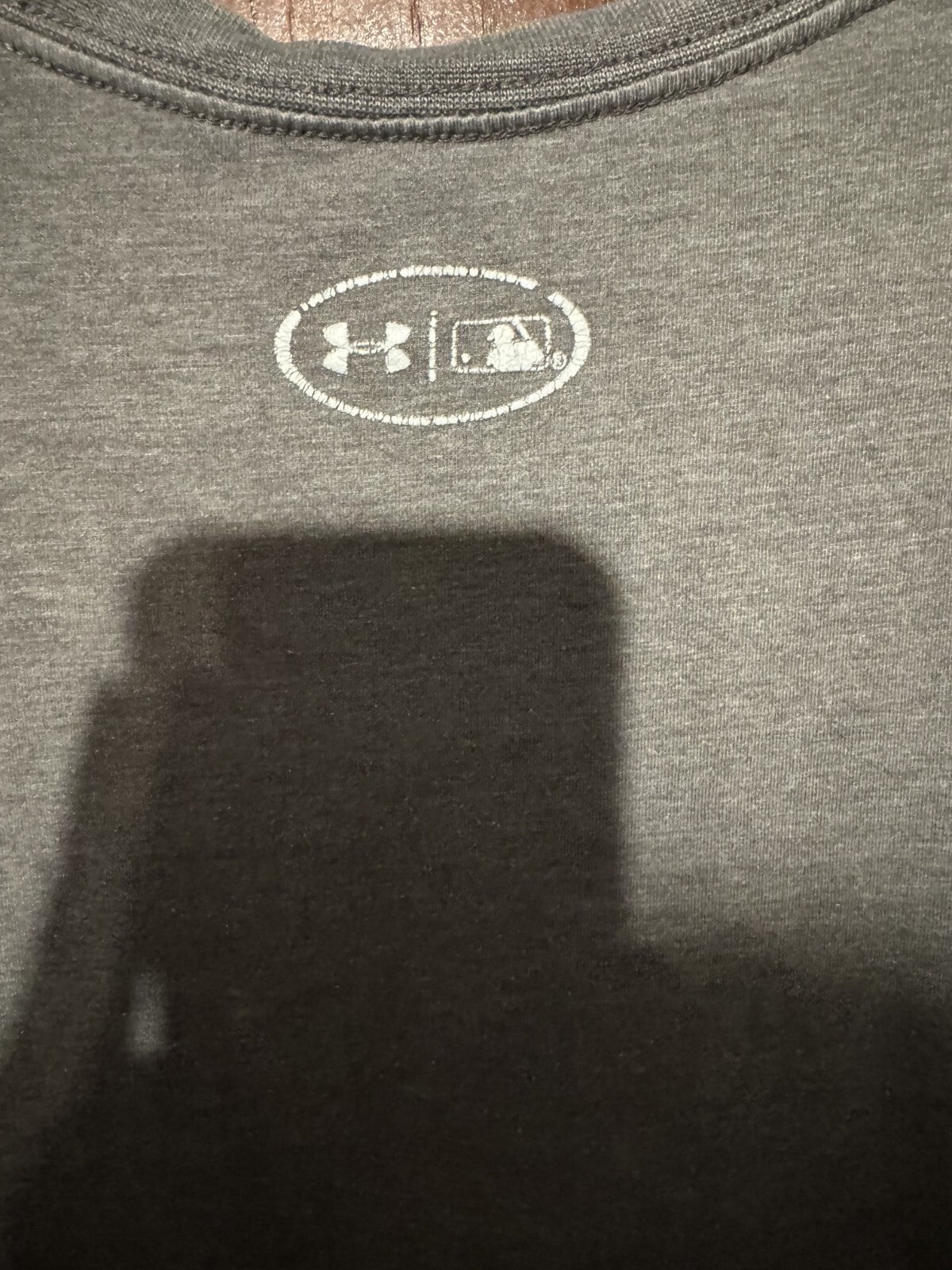 New York Yankees Fanatics Under Armour T-Shirt Men Sz L Gray