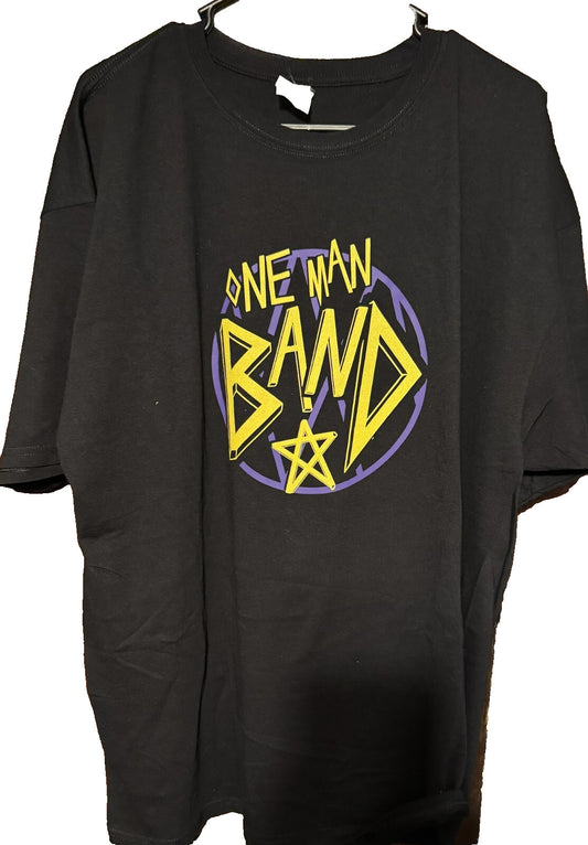 Heath Slater One Man Band WWE T Shirt Men's Size XXL Black New Without Tags