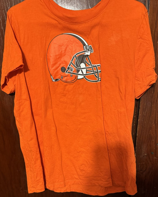 Cleveland Browns Short Sleeve T-Shirt Women’s Size XL Orange