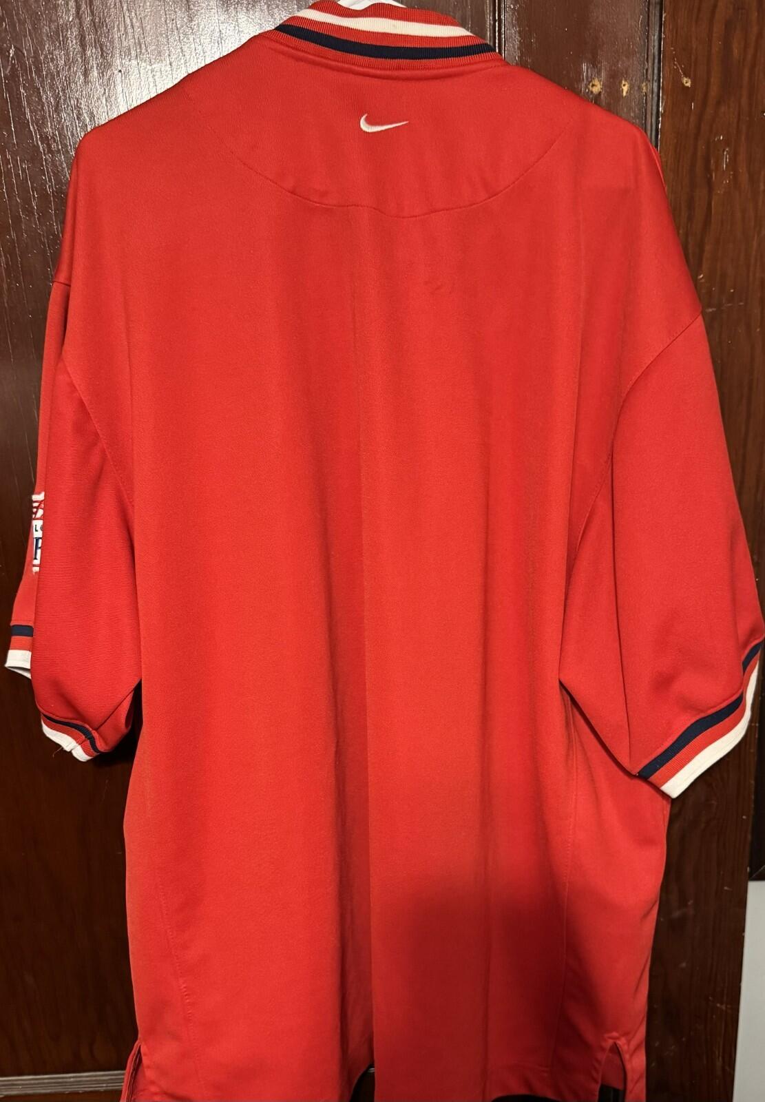 Los Angeles LA Clippers Nike Red Shooting Shirt Men Sz XL