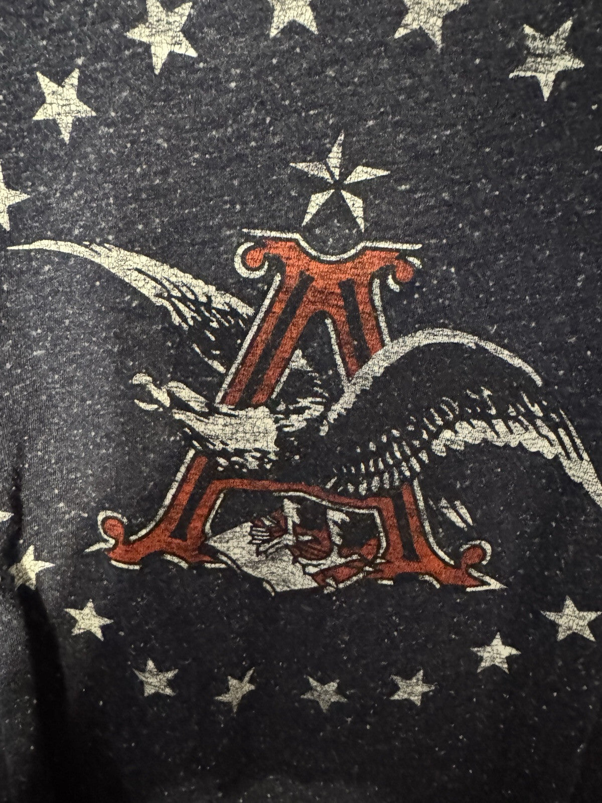 Anheuser Busch Vintage Blue Tee Shirt Men Size L