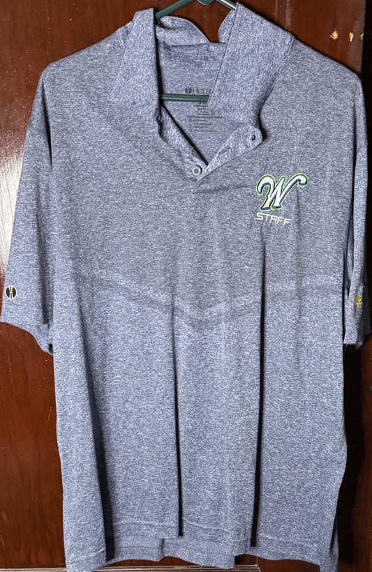 Worcester Bravehearts Polo Shirt Blue men’s size XL FCBL
