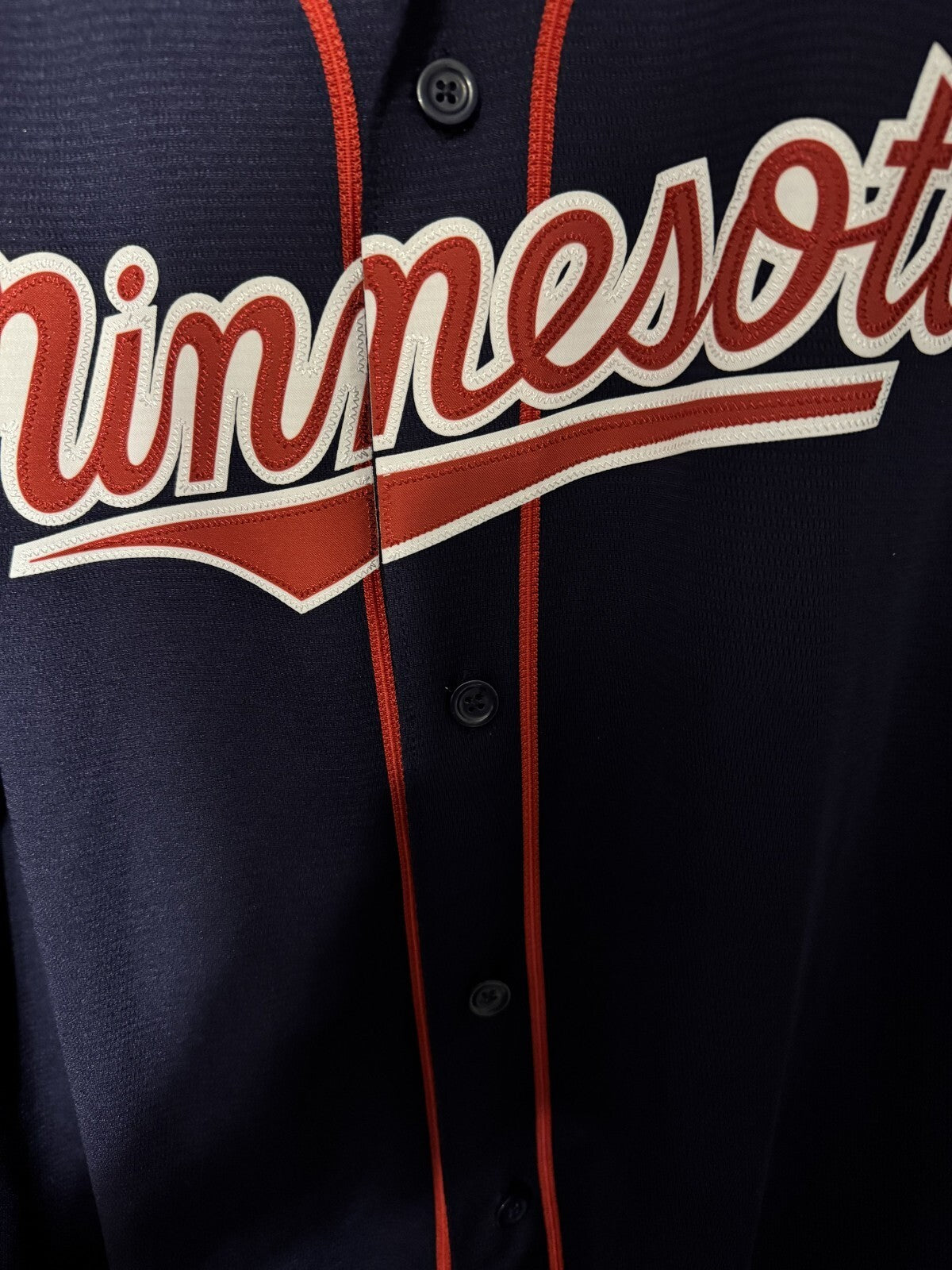Minnesota Twins Vintage Nike Jersey Blue Men's Size XL