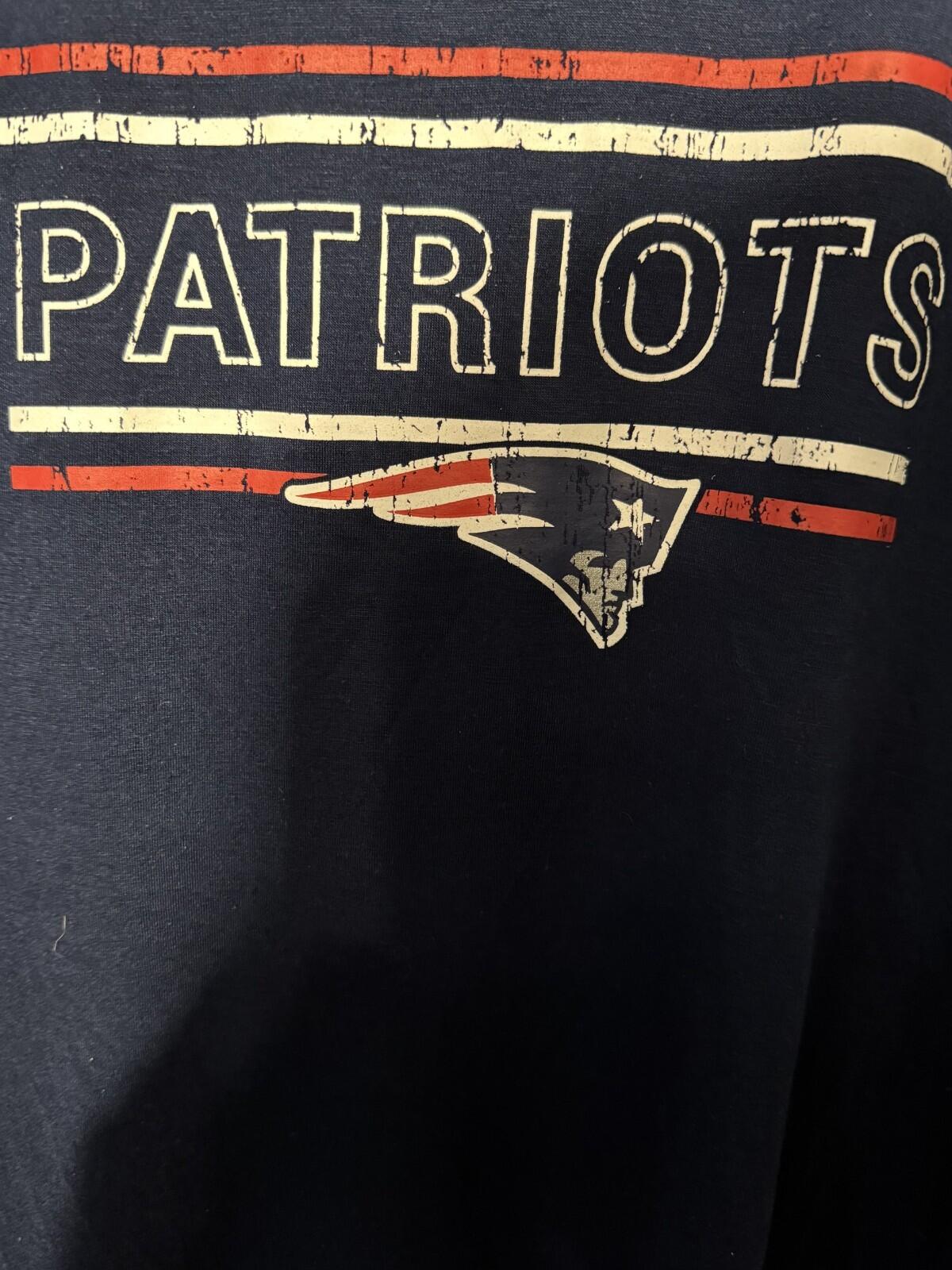 New England Patriots T-Shirt Men XL Blue