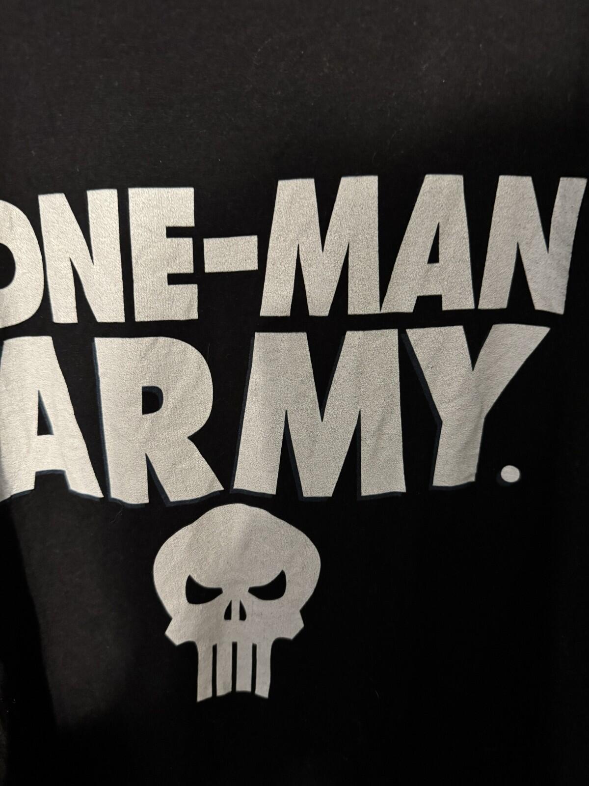 The Punisher Marvel T-Shirt Men's Size XL Black