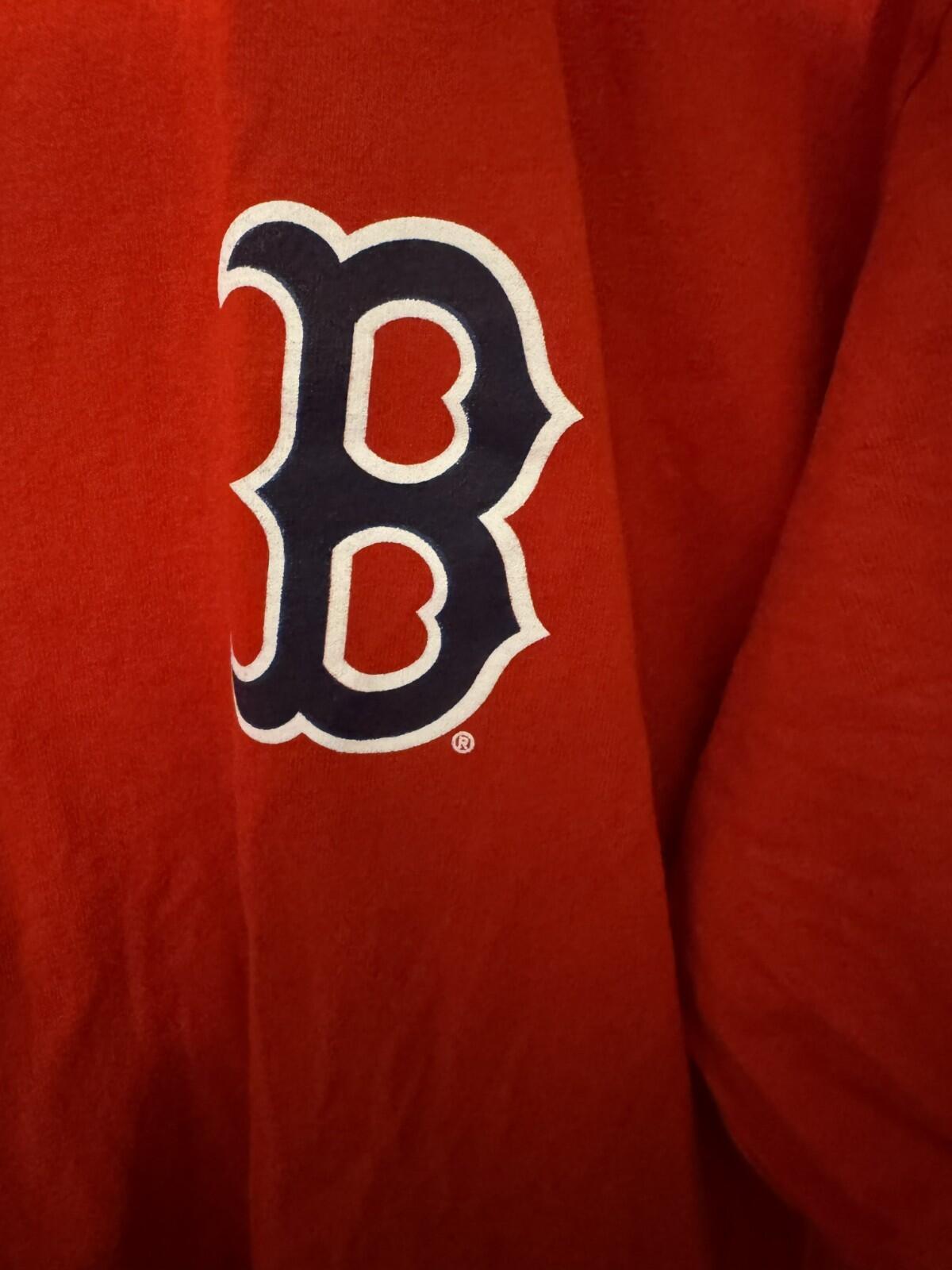 Boston Red Sox Double Sided S/S T-Shirt Men's XL Red